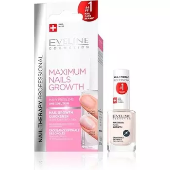 Nail Therapy Максимальный рост, укрепляющая сыворотка для ногтей, 12 мл, Eveline Cosmetics