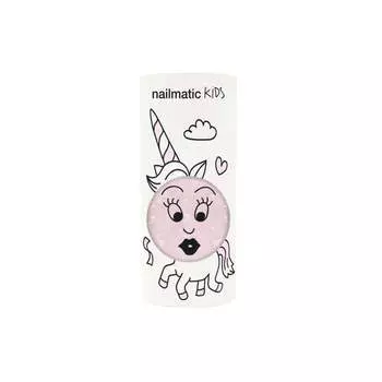 Nailmatic Kids Nail Polish Polly лак для ногтей детский с блестками Clear-Pink 8мл