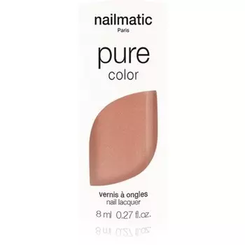 Nailmatic Лак для ногтей Pure Color - Britany, бежевый перламутр / жемчужно-бежевый, 8 мл