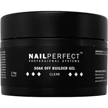 NailPerfect, одобренный Soak Off Builder Gel Clear Upvoted