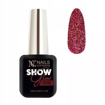Nails Company, Гибридный лак для ногтей, Glow Show 106, 6 мл