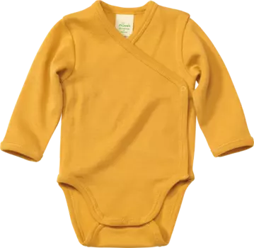 Накидка боди из натуральной шерсти и шелка желтого цвета размер. 74/80 10шт ALANA