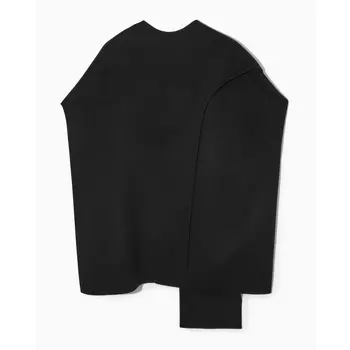 Накидка COS Wool-blend, черный