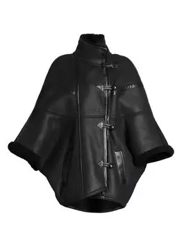 Накидка из овчины Saint Laurent