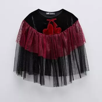 Накидка королевы червей Zara, темно-красный