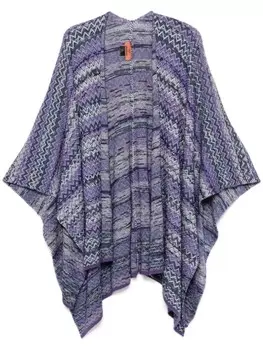 Накидка Missoni с зигзагообразным узором, фиолетовый