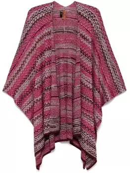Накидка Missoni с зигзагообразным узором, розовый