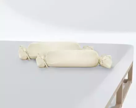 Накидка на воротник Biberna "Michi", (2 шт., 1 упаковка 2 шт.), трикотаж (1 упаковка 2 шт.), плотный, с мелкой ниткой, одинарный сорт 15х40 см, цвет kitt