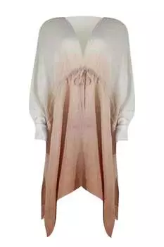 Накидка-накидка большого размера Dip Dye Cover Up Wrap в цвете Марсала Kensie, цвет marsala