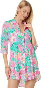 Накидка Natalie Cover-Up Lilly Pulitzer, цвет Multi Journey To The Jungle