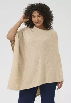 Накидка PONCHO Kaffe Curve, серый