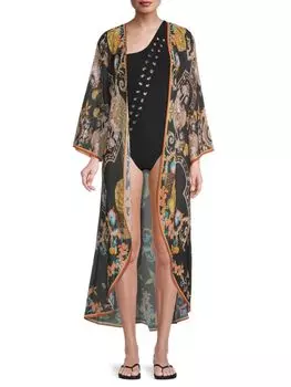 Накидка с принтом versa Ranee's Black