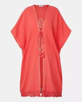 Накидка с вышивкой Tintoretto, красный