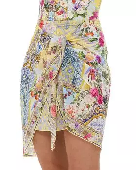 Накидка-саронг с принтом Camilla, мультиколор