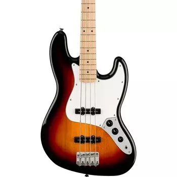Накладка грифа Squier Affinity Series Jazz Bass, клен, 3 цвета, Sunburst