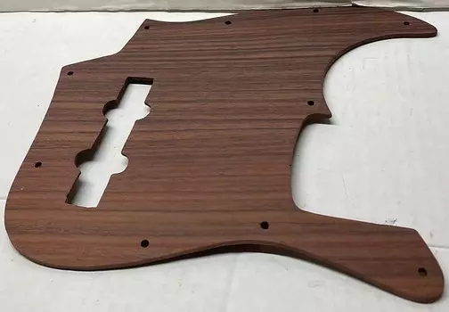 Накладка из восточно-индийского палисандра, 10 отверстий, накладка для бас-гитары, пластина для джазовой бас-гитары, пластина с 10 отверстиями Fender For single-coil Jazz Bass pickup 10-Hole Pickguard