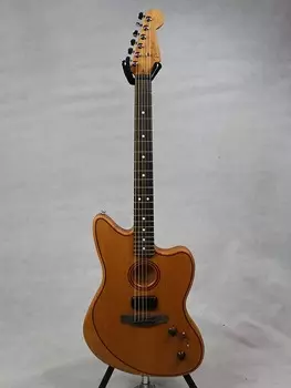 Накладка на гриф Fender American Acoustasonic Jazzmaster All-Mahogany Ebony Natural с чехлом для концерта