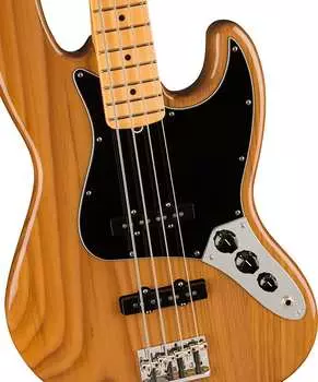 Накладка на гриф Fender American Professional II Jazz Bass из клена, жареная сосна в литом корпусе Deluxe