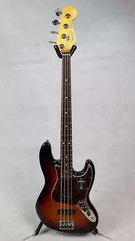 Накладка на гриф Fender American Professional II Jazz Bass из палисандра, 3 цвета, солнечные лучи, с футляром