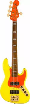 Накладка на гриф Fender MonoNeon Jazz Bass V Neon Yellow Maple MonoNeon Jazz Bass V Neon Yellow Maple Fingerboard