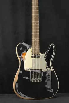 Накладка на гриф из черного палисандра Fender Joe Strummer Telecaster Road Worn Joe Strummer Telecaster Road Worn Black Rosewood Fingerboard