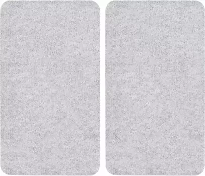 Накладка на плиту WENKO "Универсальная", (комплект, 2 шт.), устойчивая к царапинам 30х52 см, белый