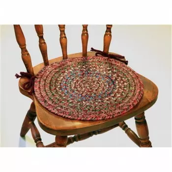 Накладки плетеные на стул Rhody Rug Sophia, бордовый