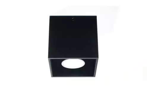 Накладной точечный светильник Bauhaus GEO, черный алюминий, высота: 10 см, GU10, потолочный светильник для гостиной, прихожей, кухни Licht-Erlebnisse