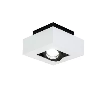 Накладной точечный светильник OSMIN 1 WHITE потолочный светильник квадратный белый матовый EDO777143 EDO