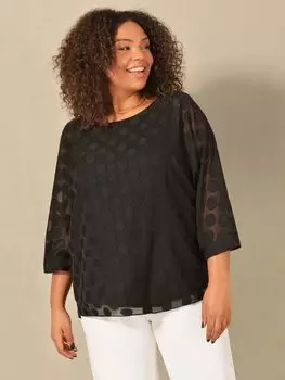 Накладной топ Live Unlimited Burnout Spot, черный