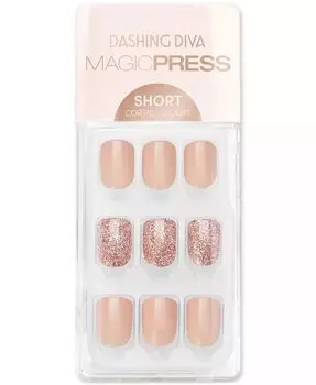 Накладные гелевые ногти MAGICPRESS — Honey Sparkle Dashing Diva, цвет Honey Sparkle