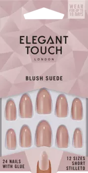 Накладные ногти Color Nails Blush Suede 1 шт. Elegant Touch