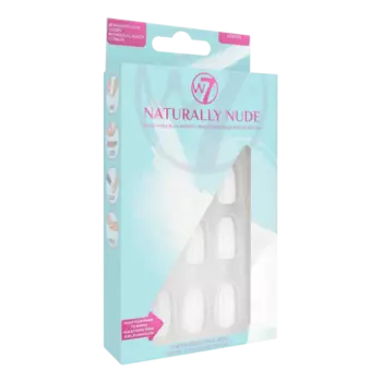 Накладные ногти «гроб» W7 Naturally Nude, 24 шт/1 упаковка