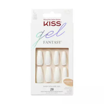 Накладные ногти Kiss Гель Fantasy L FS07C + клей