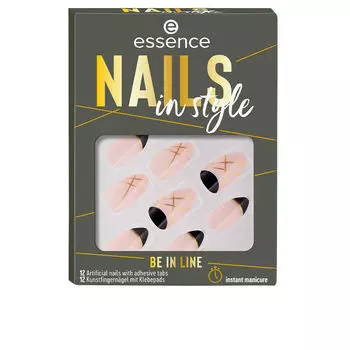 Накладные ногти Nails in style uas artificiales Essence, 12 шт, be in line