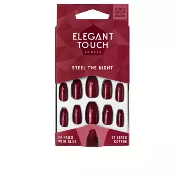 Накладные ногти Polished Colour 24 Nails With Glue Coffin Elegant Touch, 24 шт