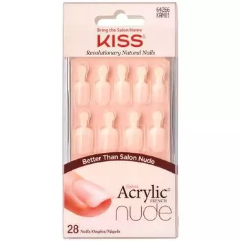 Накладные ногти Salon Acrylic Nude Uas Postizas Kiss, Breathtaking