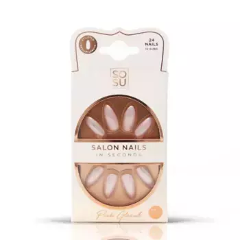 Накладные ногти uas postizas pink glazed Sosu, цвет rosa