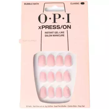 Накладные ногти xpress/on uas postizas Opi, цвет bubble bath