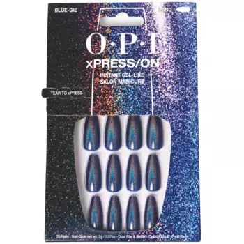 Накладные ногти xpress/on uas postizas Opi, цвет blue gie