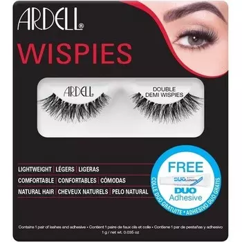 Накладные ресницы ARDELL Double Up Demi Wispies из натуральных волос — легкие, гибкие и многоразовые