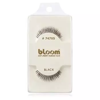 Накладные ресницы Bloom Natural № 747XS (черные) - 1 см
