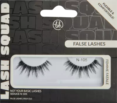 Накладные ресницы Femme Fatale N-105 Seduce (1 пара) 2 шт. bh cosmetics