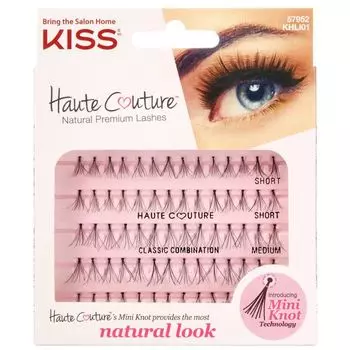 Накладные ресницы Haute Couture Natural Look Pestaas Postizas Kiss, Negro