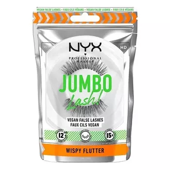 Накладные ресницы Jumbo Lash Vegan, тонкие развевающиеся, носятся до 12 часов, многоразовые, Nyx Professional Makeup