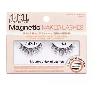 Накладные ресницы, магнитные открытые ресницы, № 421, 1 пара Ardell