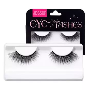Накладные ресницы на полоске fe102, 1 пара Jessup False eyelashes 3d