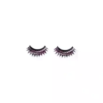 Накладные ресницы Shophair Crazy, черно-розовые, 2 шт., с клеем Shophair