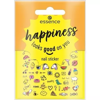 Наклейка для ногтей Essence Happiness выглядит хорошо на вас