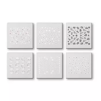 Наклейки для ногтей 6 шт. Лучший выбор Markenlos